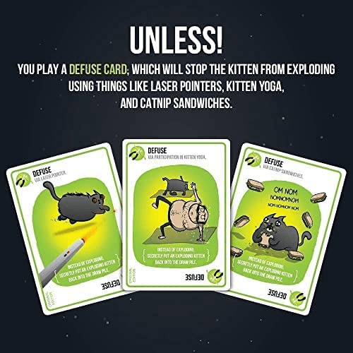 Imploding Kittens - Exploding Kittens Expansion Pack - The Card Vault