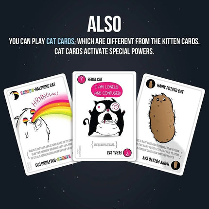 Imploding Kittens - Exploding Kittens Expansion Pack - The Card Vault