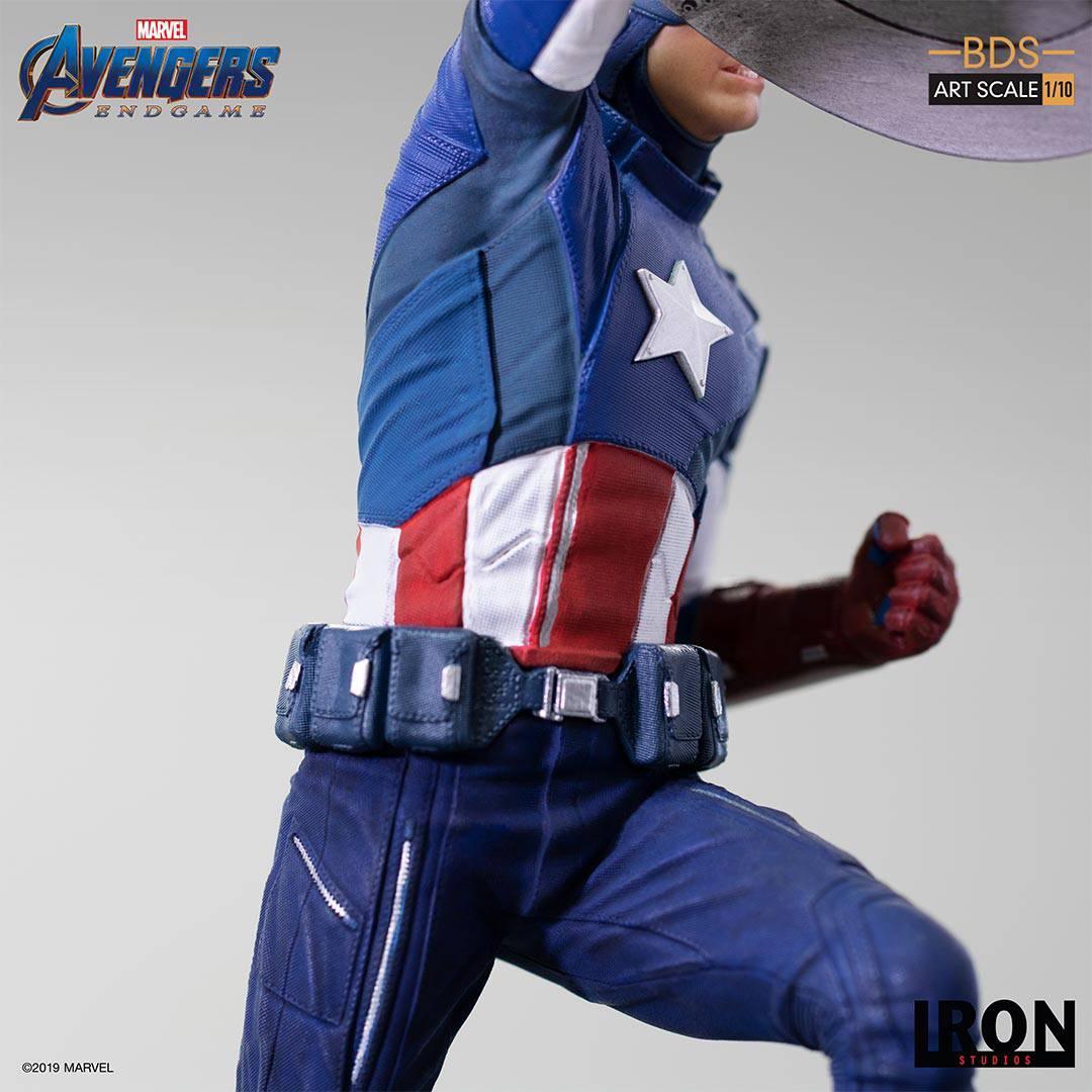 Iron Studios - Avengers: Endgame - Captain America 2012 BDS Art Scale Statue 1/10 - The Card Vault