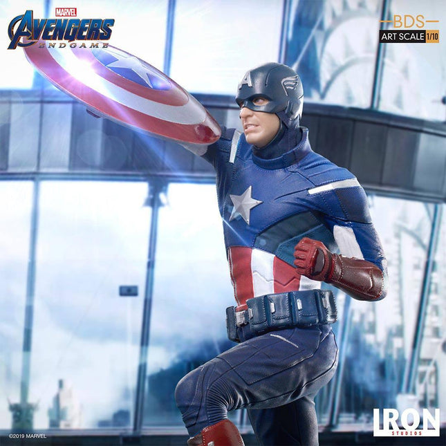 Iron Studios - Avengers: Endgame - Captain America 2012 BDS Art Scale Statue 1/10 - The Card Vault