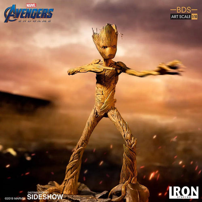 Iron Studios - Avengers: Endgame - Groot BDS Art Scale Statue 1/10 - The Card Vault