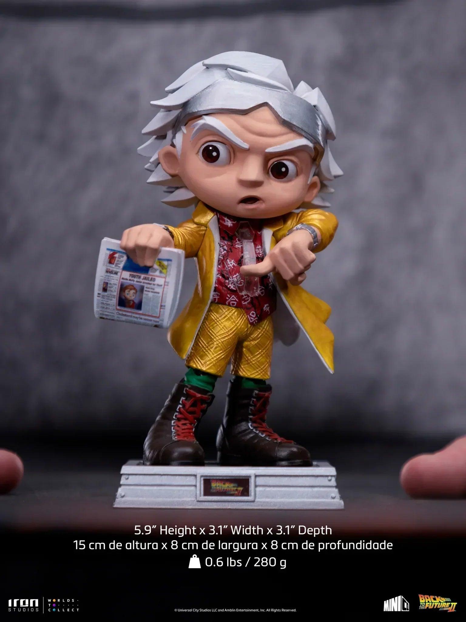 Iron Studios - Back to the Future - Doc Brown MiniCo Figure - The Card Vault