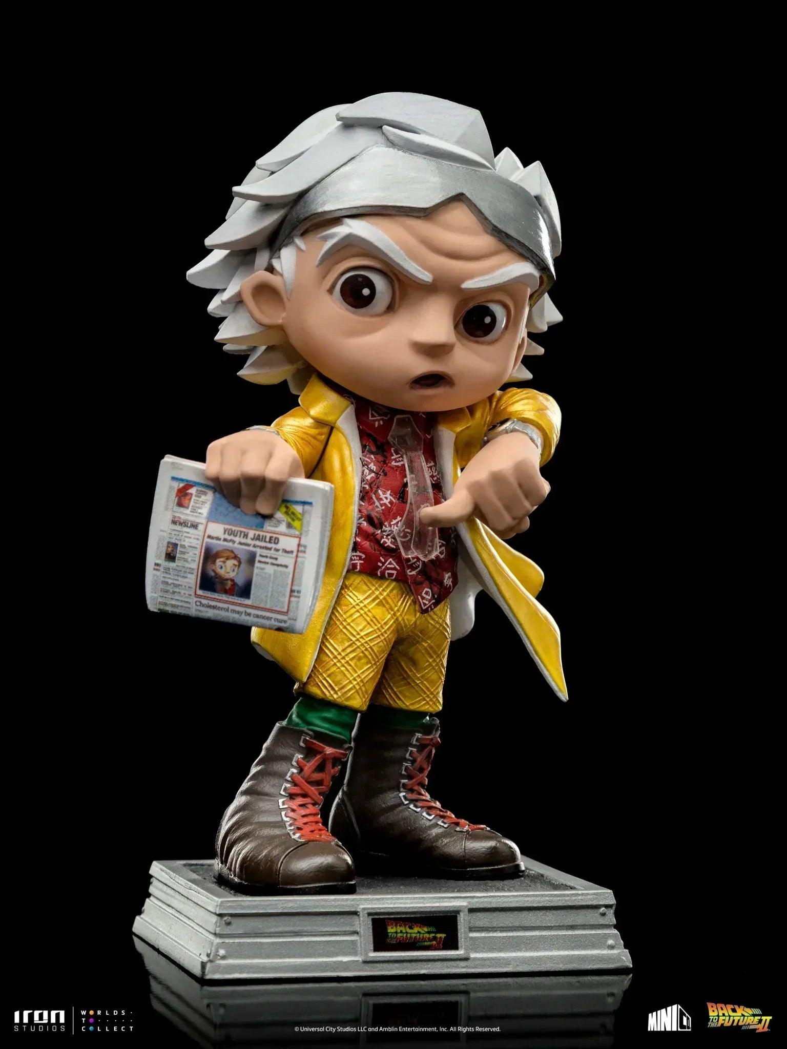 Iron Studios - Back to the Future - Doc Brown MiniCo Figure - The Card Vault