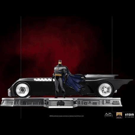 Iron Studios - Batman Animated Series - Batman & Batmobile BDS Art Scale Statue 1/10 - The Card Vault