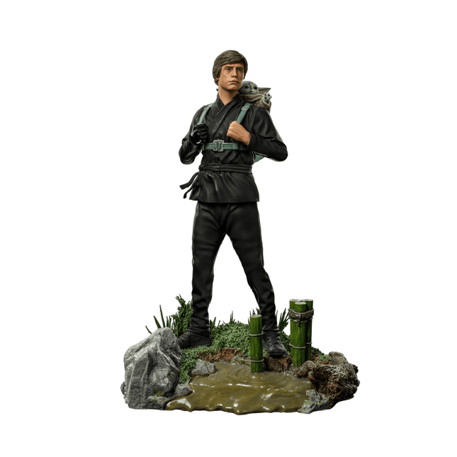 Iron Studios - Book of Boba Fett - Luke Skywalker and Grogu Training BDS Art Scale Statue 1/10 - The Card Vault