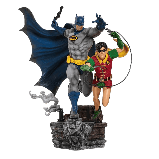 Iron Studios - DC Comics - Batman & Robin Deluxe BDS Art Scale Statue 1/10 - The Card Vault