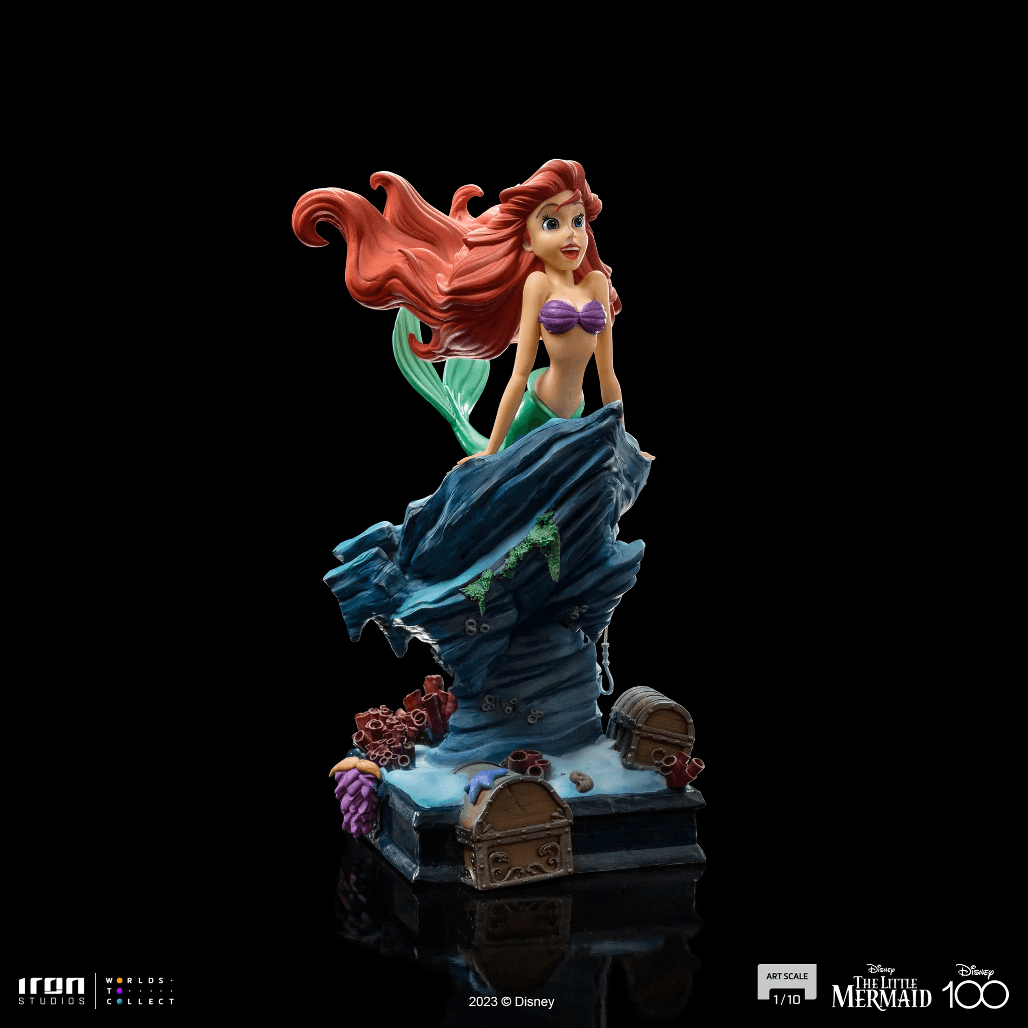 Iron Studios - Disney 100th - Little Mermaid - Art Scale Statue 1/10 - The Card Vault