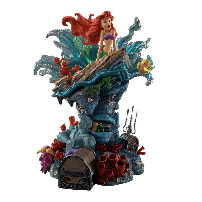 Iron Studios - Disney 100th - Little Mermaid - Deluxe Art Scale Statue 1/10 - The Card Vault