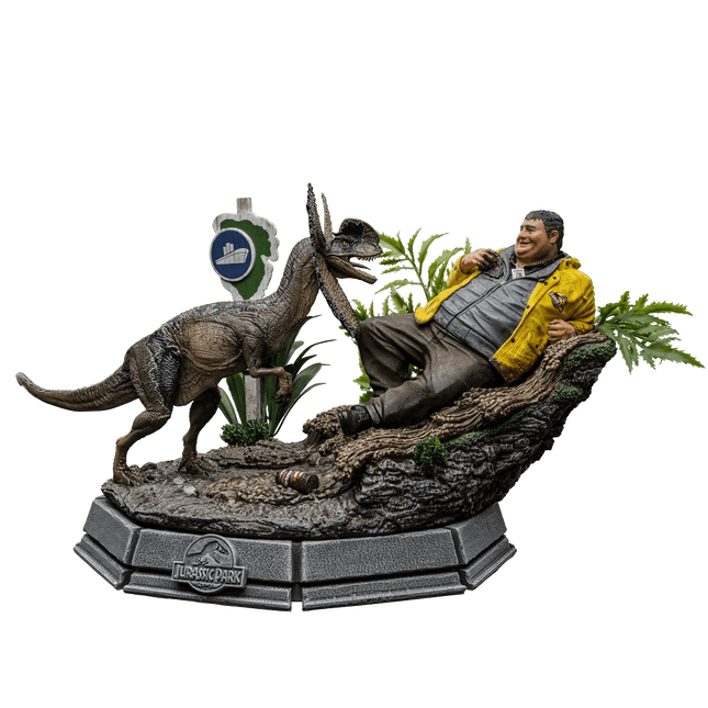 Iron Studios - Jurassic Park - Dennis Nedry BDS Art Scale Statue 1/10 - The Card Vault