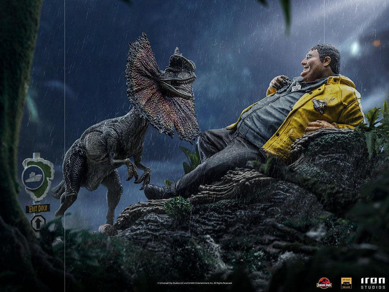 Iron Studios - Jurassic Park - Dennis Nedry BDS Art Scale Statue 1/10 - The Card Vault