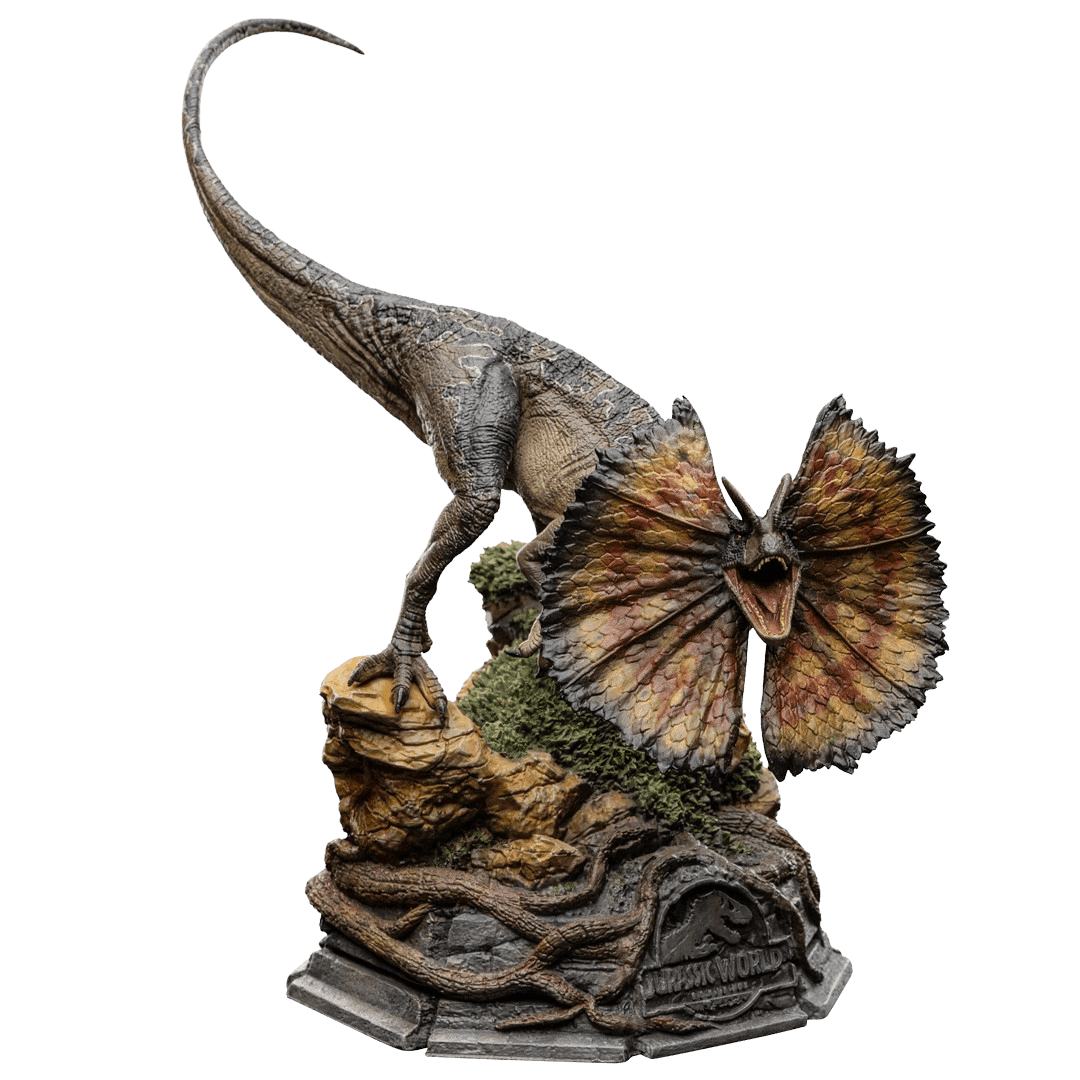 Iron Studios - Jurassic World: Dominion - Dilophosaurus BDS Art Scale Statue 1/10 - The Card Vault