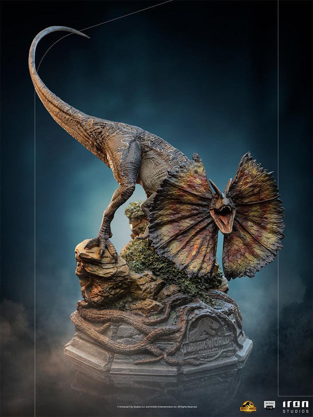 Iron Studios - Jurassic World: Dominion - Dilophosaurus BDS Art Scale Statue 1/10 - The Card Vault