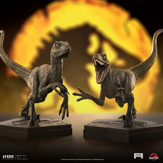 Iron Studios - Jurassic World - Velociraptor A Icons Statue - The Card Vault