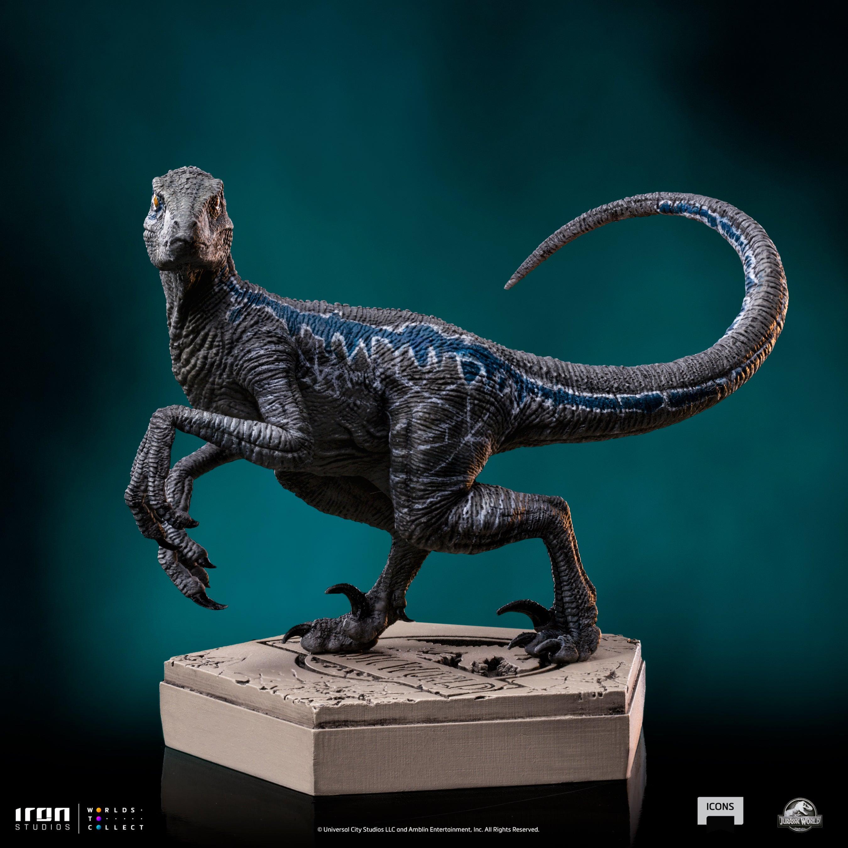 Iron Studios - Jurassic World - Velociraptor B Blue Icons Statue - The Card Vault