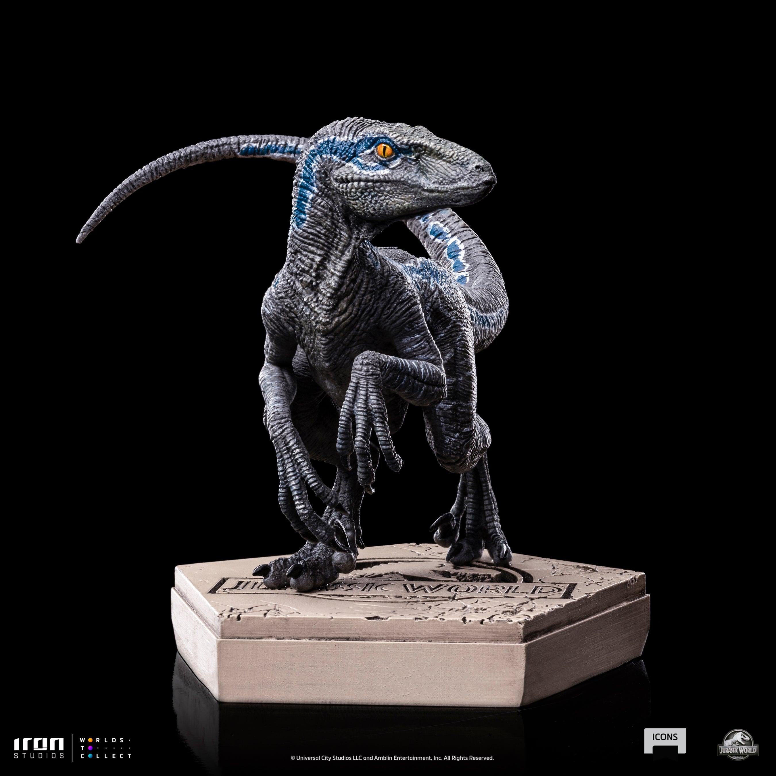 Iron Studios - Jurassic World - Velociraptor B Blue Icons Statue - The Card Vault