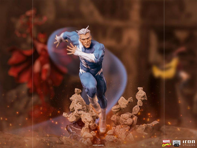 Iron Studios - Marvel Comics - Quicksilver BDS Art Scale Statue 1/10 - The Card Vault