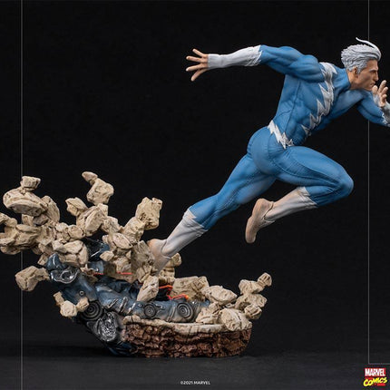 Iron Studios - Marvel Comics - Quicksilver BDS Art Scale Statue 1/10 - The Card Vault