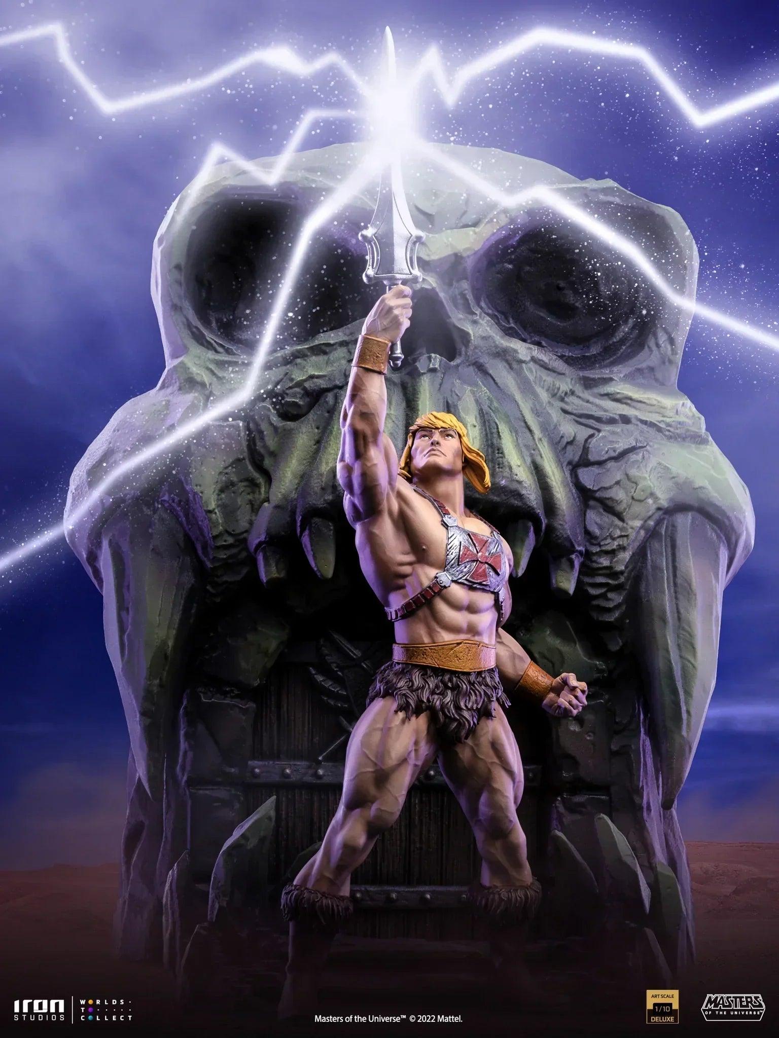 Iron Studios - Masters of the Universe - He-Man Deluxe BDS Art Scale Statue 1/10 - The Card Vault
