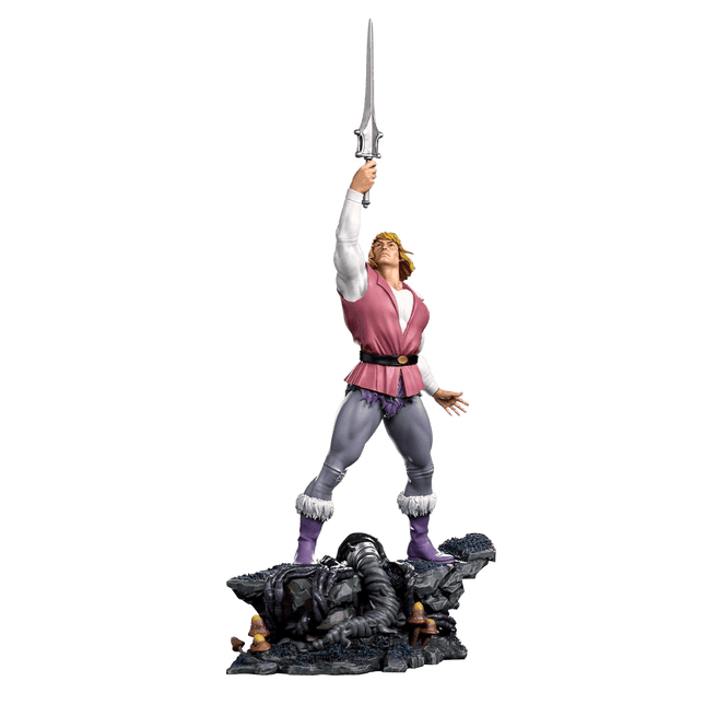 Iron Studios - Masters of the Universe - Prince Adam BDS Art Scale Statue 1/10 - The Card Vault