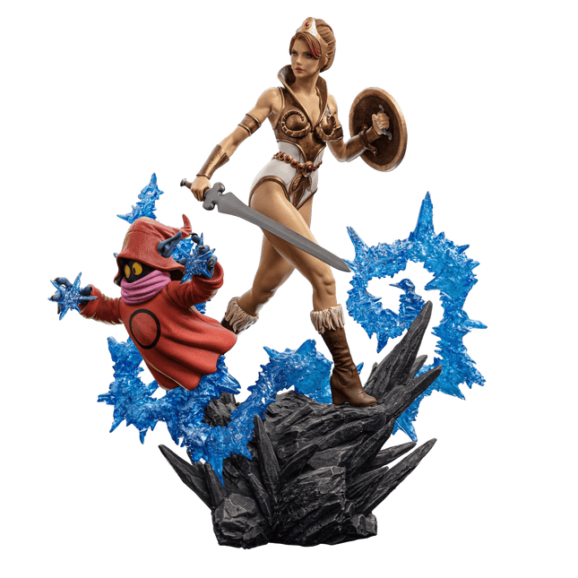 Iron Studios - Masters of the Universe - Teela & Orko Deluxe BDS Art Scale Statue 1/10 - The Card Vault