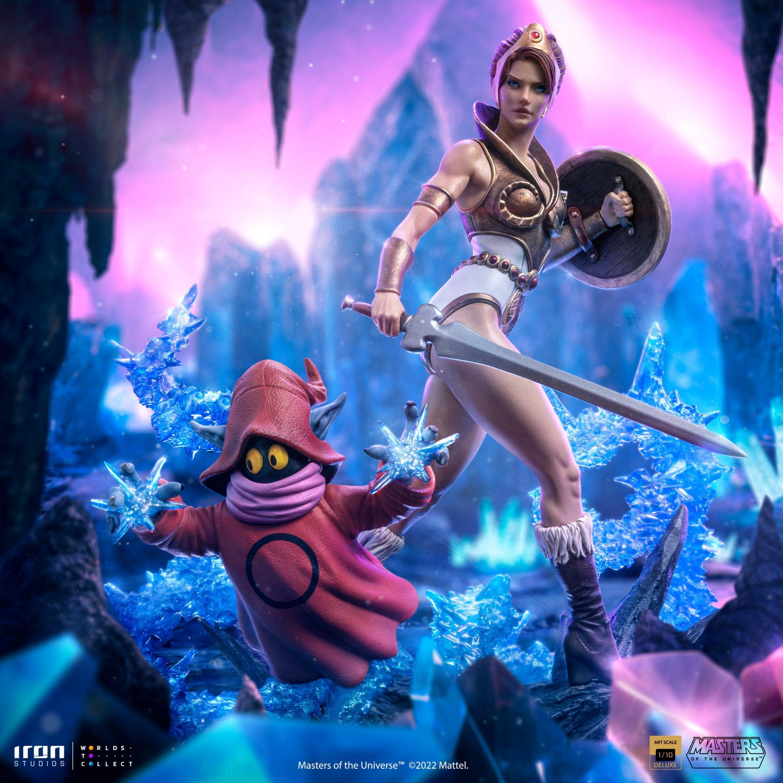 Iron Studios - Masters of the Universe - Teela & Orko Deluxe BDS Art Scale Statue 1/10 - The Card Vault