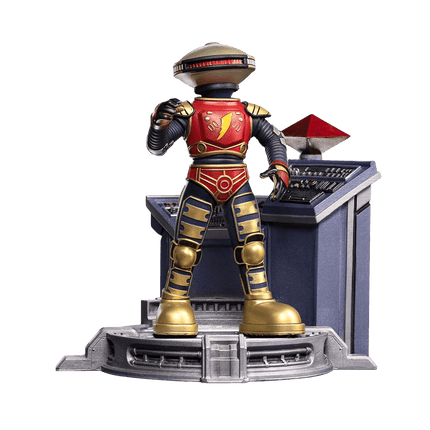 Iron Studios - Mighty Morphin Power Rangers - Alpha 5 Deluxe BDS Art Scale Statue 1/10 - The Card Vault