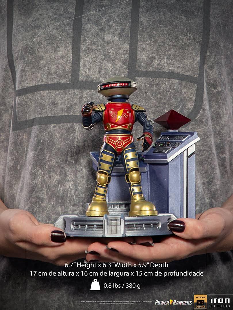 Iron Studios - Mighty Morphin Power Rangers - Alpha 5 Deluxe BDS Art Scale Statue 1/10 - The Card Vault