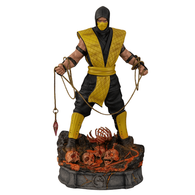 Iron Studios - Mortal Kombat - Scorpion Art Scale Statue 1/10 - The Card Vault