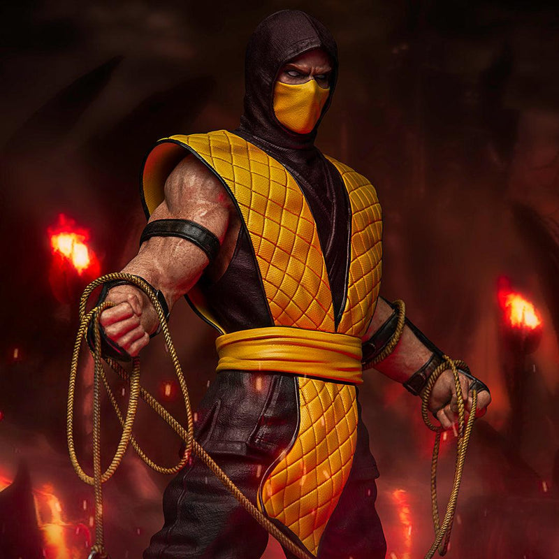 Iron Studios - Mortal Kombat - Scorpion Art Scale Statue 1/10 - The Card Vault