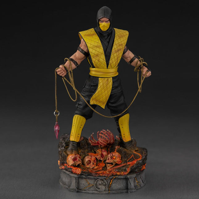 Iron Studios - Mortal Kombat - Scorpion Art Scale Statue 1/10 - The Card Vault