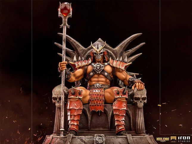 Iron Studios - Mortal Kombat - Shao Khan Deluxe BDS Art Scale Statue 1/10 - The Card Vault