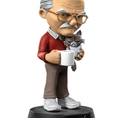 Iron Studios - Pow! Studios - Stan Lee with Grumpy Cat MiniCo Figure - The Card Vault