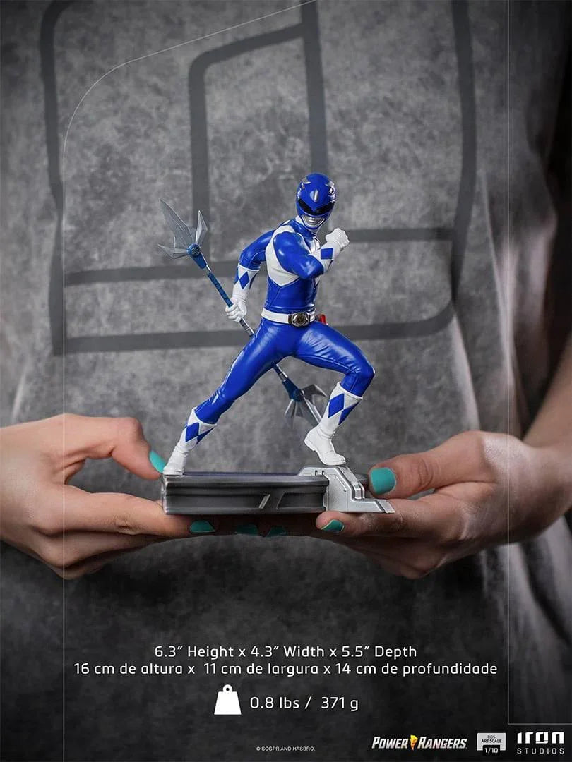 Iron Studios - Power Rangers - Blue Ranger BDS Art Scale Statue 1/10 ...