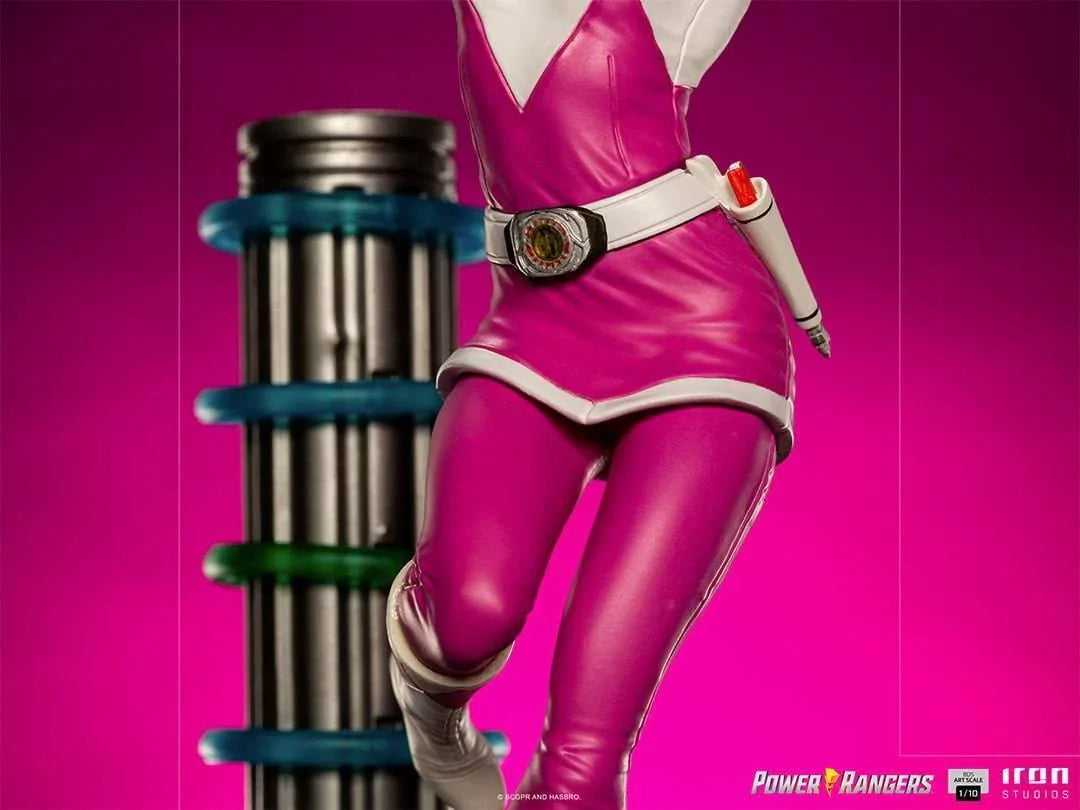 Pink Ranger Statue Iron Studios - Power Rangers - Pink Ranger BDS Art Scale Statue 1/10 ...
