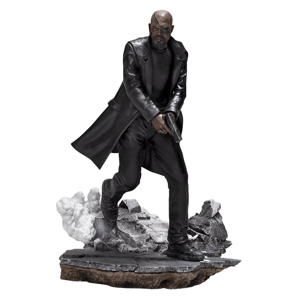 Iron Studios - Spider-Man: Far From Home - Nick Fury BDS Art Scale Statue 1/10 - The Card Vault