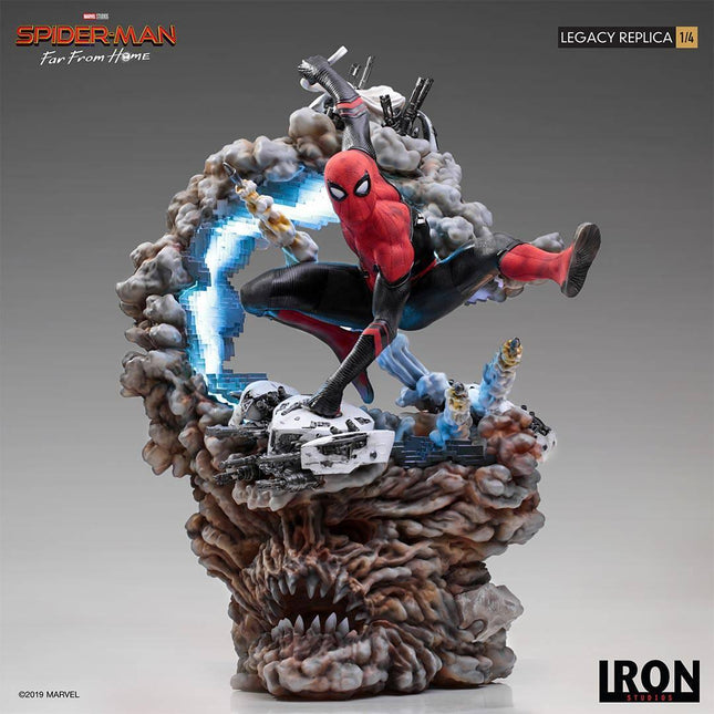 Iron Studios - Spider-Man: Far From Home - Spider-Man Legacy Replica 1/4 Statue - The Card Vault