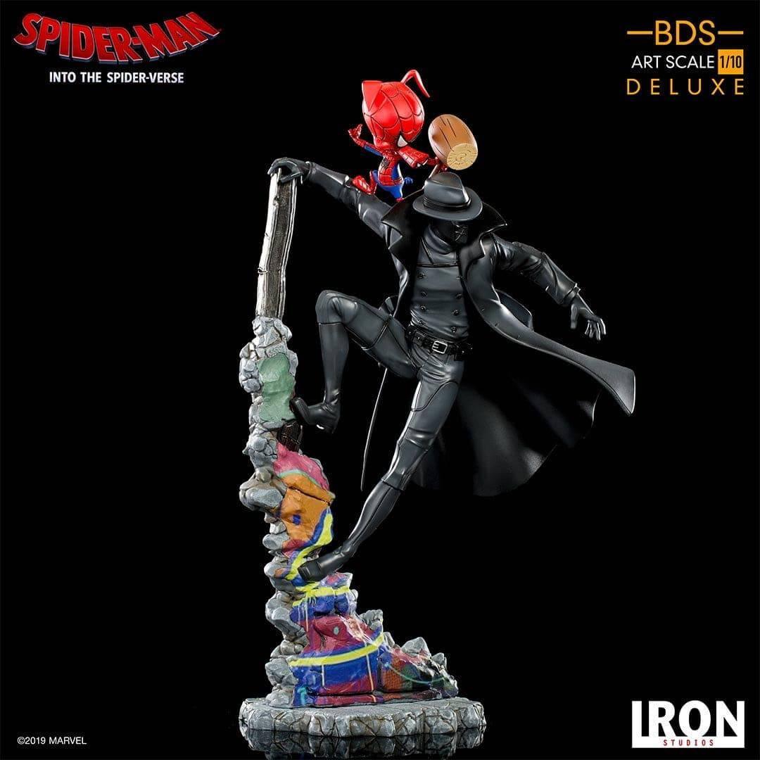 Iron Studios - Spider-Man: Into The Spider-Verse - Noir & Spider-Ham BDS Art Scale Statue 1/10 - The Card Vault