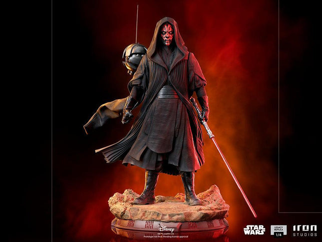 Iron Studios - Star Wars: Episode I The Phantom Menace - Darth Maul Legacy Replica Statue 1/4 - The Card Vault