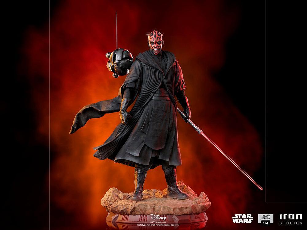 Iron Studios - Star Wars: Episode I The Phantom Menace - Darth Maul Legacy Replica Statue 1/4 - The Card Vault