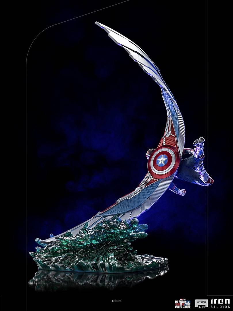 Iron Studios - The Falcon and the Winter Soldier - Captain America (Sam Wilson) Deluxe BDS Art Scale Statue 1/10 - The Card Vault