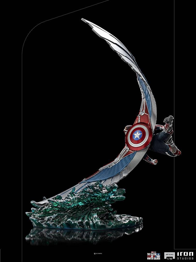 Iron Studios - The Falcon and the Winter Soldier - Captain America (Sam Wilson) Deluxe BDS Art Scale Statue 1/10 - The Card Vault