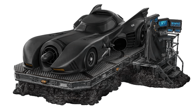 Iron Studios - The Flash Movie - Batmobile - Deluxe Art Scale Statue 1/10 - The Card Vault