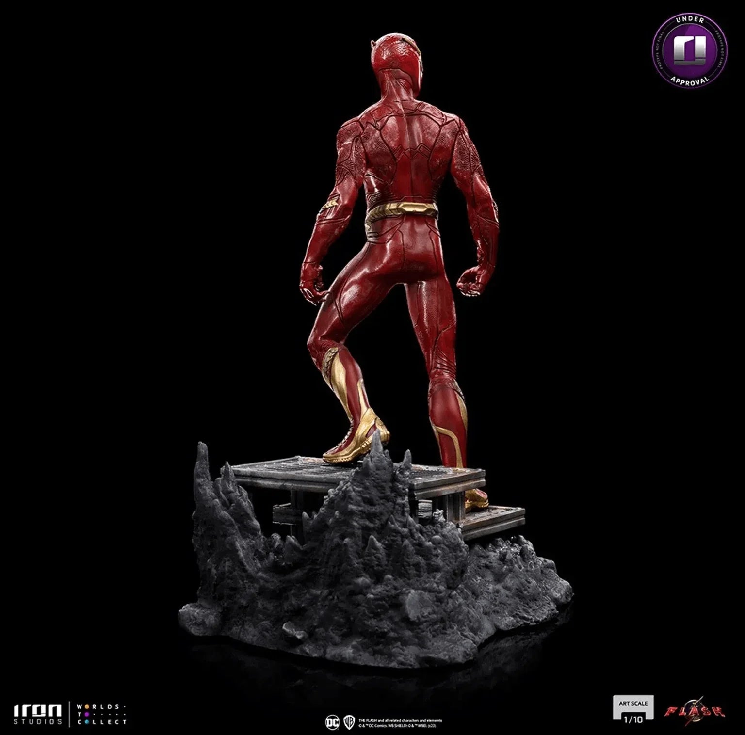 Flash Statue Iron Studios - The Flash Movie - Flash - Art Scale Statue 1/10 – The ...