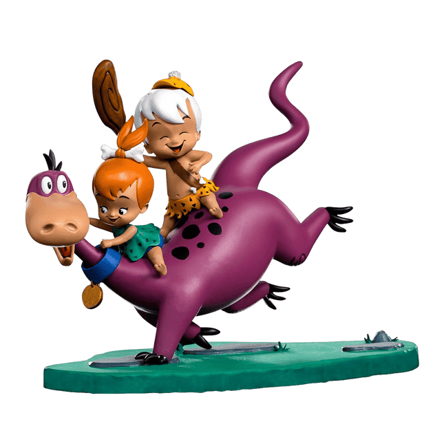 Iron Studios - The Flintstones - Dino, Peebles & Bamm-Bamm BDS Art Scale Statue 1/10 - The Card Vault