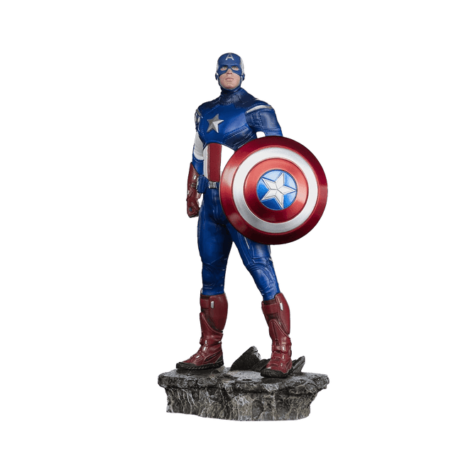 Iron Studios - The Infinity Saga: Battle of NY - Captain America BDS Art Scale Statue 1/10 - The Card Vault