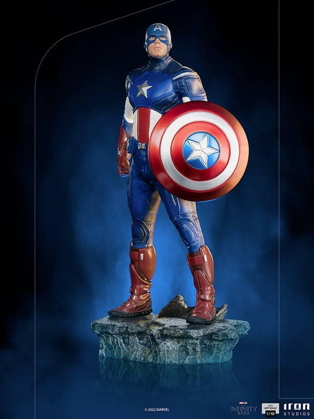 Iron Studios - The Infinity Saga: Battle of NY - Captain America BDS Art Scale Statue 1/10 - The Card Vault