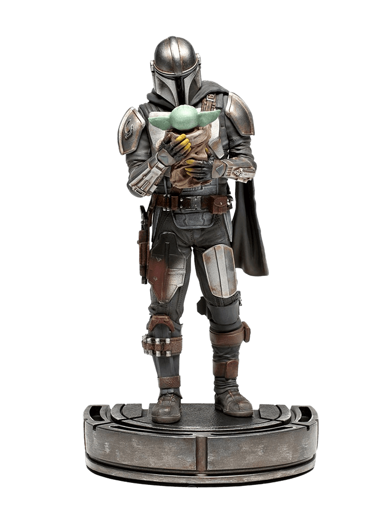 Iron Studios - The Mandalorian - The Mandalorian & Grogu BDS Art Scale Statue 1/10 - The Card Vault