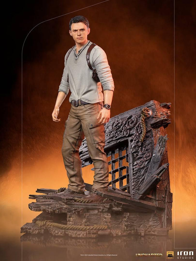 Iron Studios - Uncharted - Nathan Drake Deluxe BDS Art Scale Statue 1/10 - The Card Vault