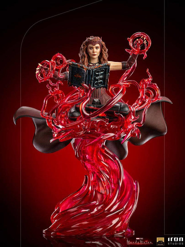 Iron Studios - Wandavision - Scarlet Witch Deluxe BDS Art Scale Statue 1/10 - The Card Vault