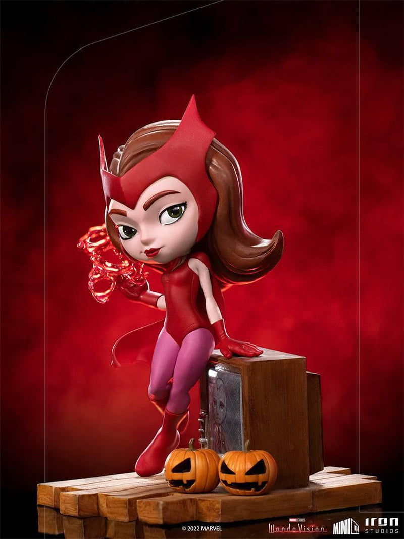 Iron Studios - WandaVision - Wanda (Halloween Version) MiniCo Figure - The Card Vault